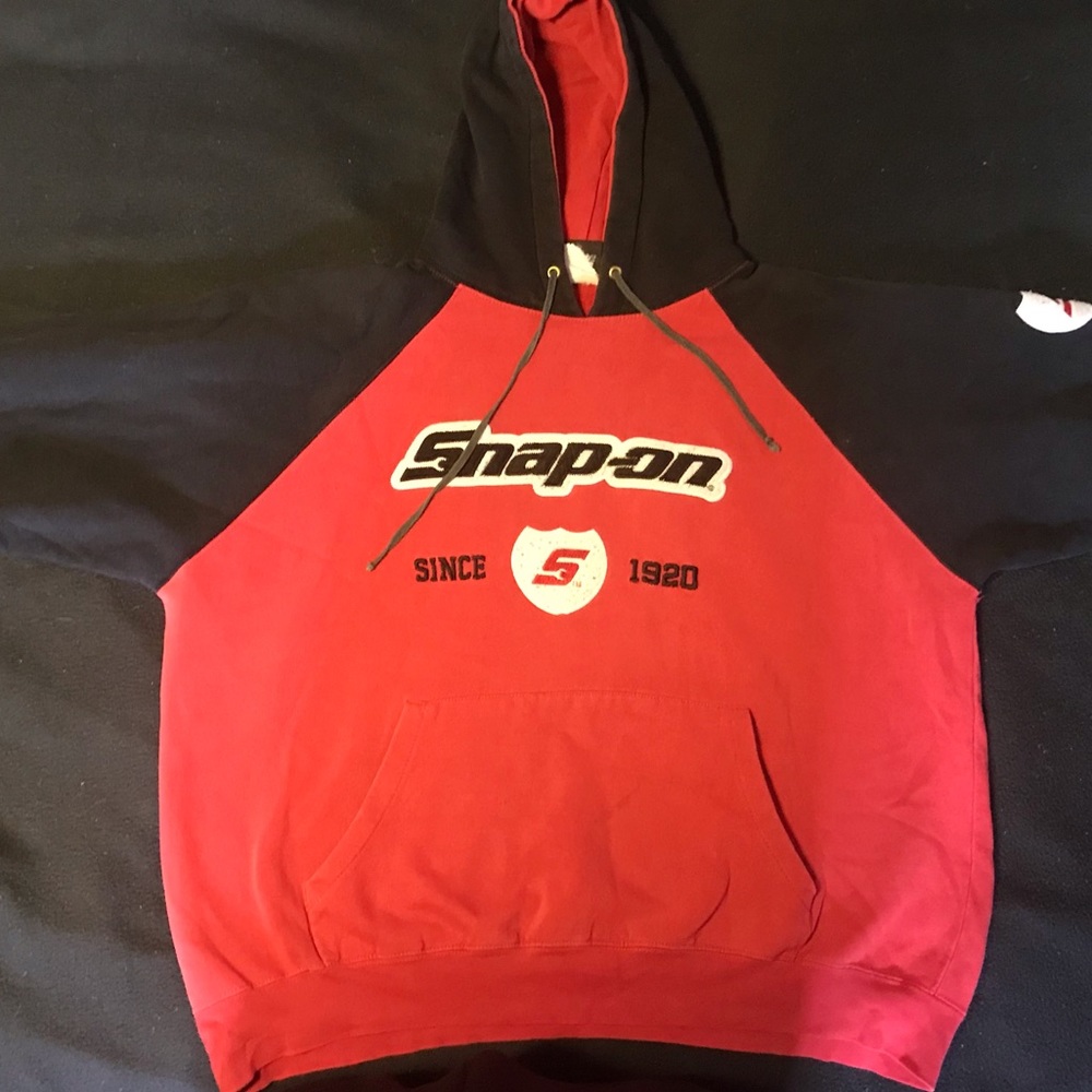Vintage snap-on sweatshirt/hoodie